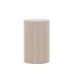 VENTURE DESIGN Lenox sidebord, rund - beige MDF (30,5)