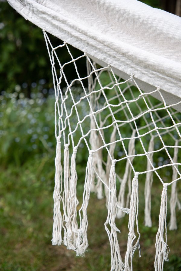 VENTURE DESIGN Banate hengekye - hvitt stoff