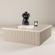 VENTURE DESIGN Lenox sofabord, kvadratisk - beige MDF (90x90)