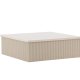 VENTURE DESIGN Lenox sofabord, kvadratisk - beige MDF (90x90)