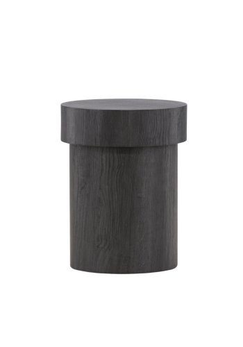 VIND COLLECTION Malung sidebord, rundt - svart MDF (35)