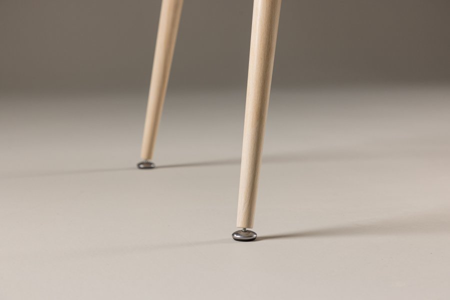 VENTURE DESIGN Plaza salongbord, rektangulrt - hvitkalket MDF og stl (70x120)