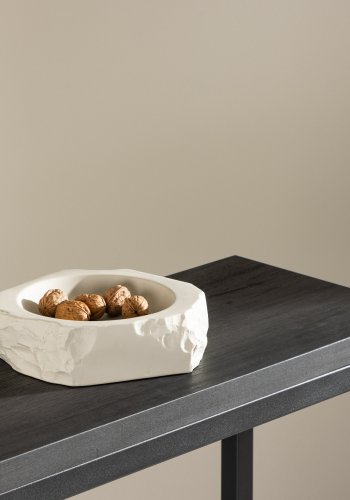 VENTURE DESIGN Rise sidebord, rektangulrt - svart MDF og stl (30x110)