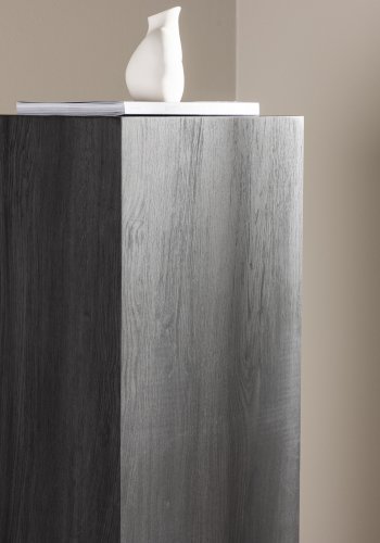 VIND COLLECTION Ramsvik sidebord, firkantet - svart MDF (40x40)