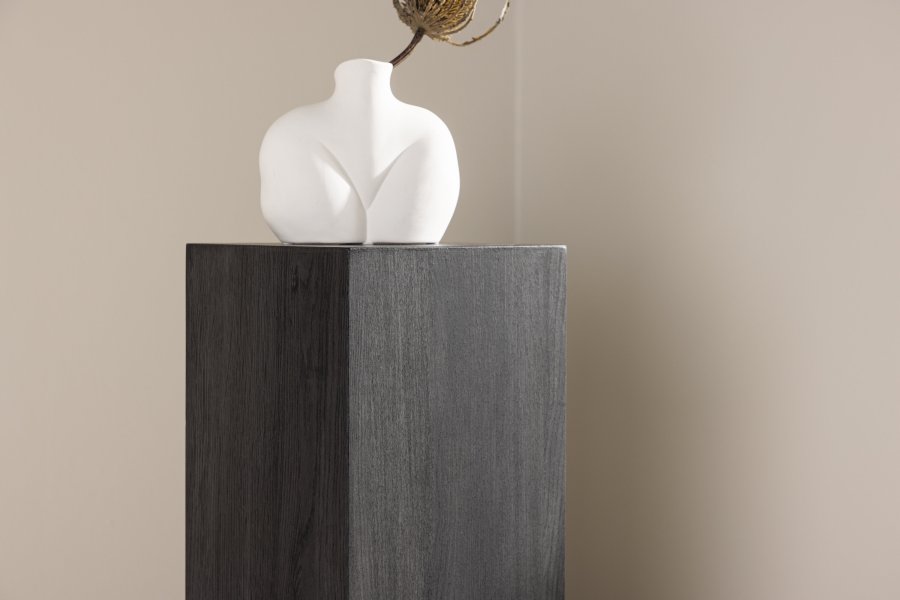 VIND COLLECTION Ramsvik sidebord, firkantet - svart MDF (23x23)