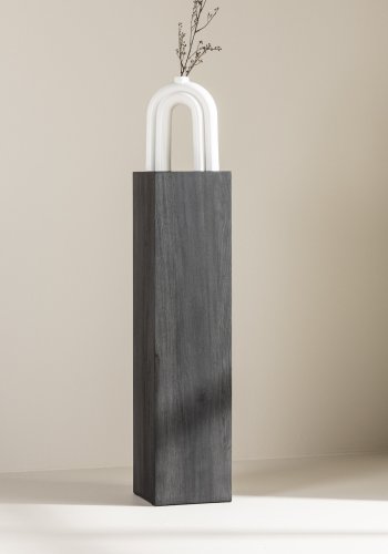 VINNSAMLING Ramsvik pidestall, firkantet - svart MDF (23x23)