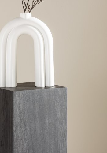 VINNSAMLING Ramsvik pidestall, firkantet - svart MDF (23x23)