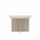 VENTURE DESIGN Sala salongbord - beige marmorlook MDF (60x60) 40x40) (sett med 2)