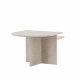 VENTURE DESIGN Sala salongbord - beige marmorlook MDF (60x60) 40x40) (sett med 2)