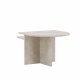 VENTURE DESIGN Sala salongbord - beige marmorlook MDF (60x60) 40x40) (sett med 2)