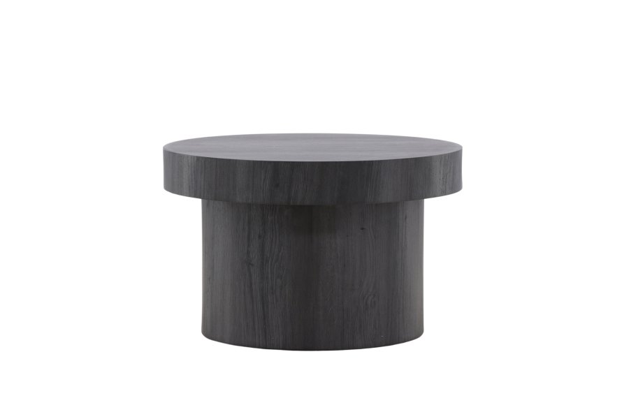 VENTURE DESIGN Malung salongbord, rundt - svart MDF (80)