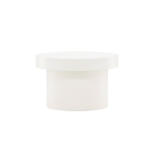 VENTURE DESIGN Malung soffbord, runt - vit MDF (80)