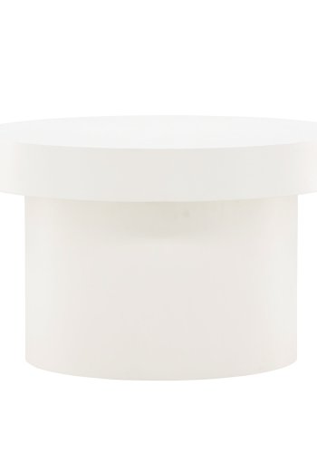 VENTURE DESIGN Malung salongbord, rundt - hvit MDF (80)