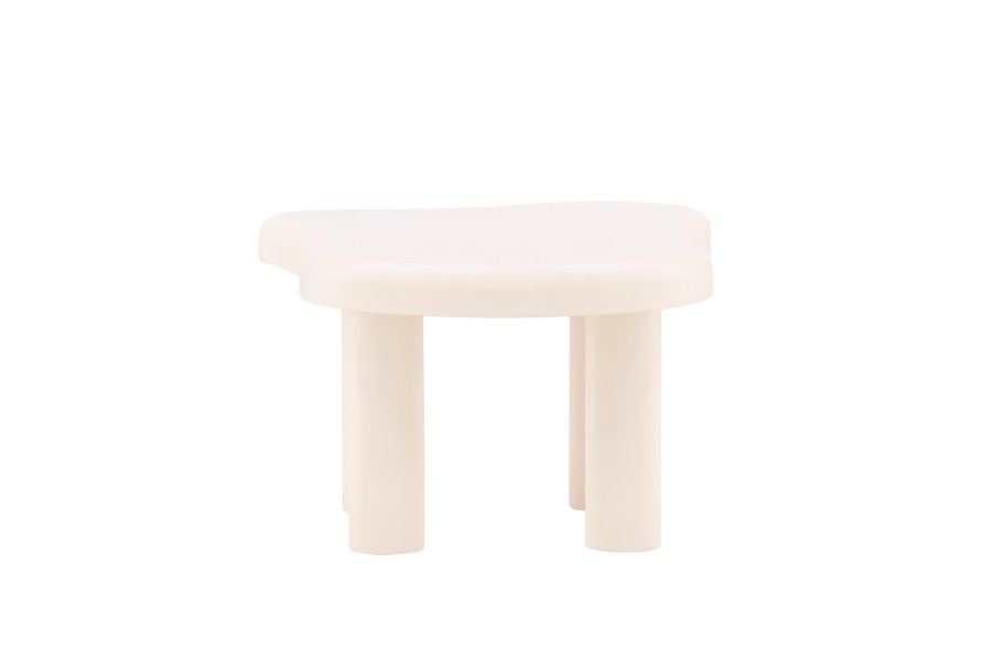 VENTURE DESIGN Strömstad salongbord, kologisk - hvit MDF (71x100)