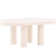 VENTURE DESIGN Strömstad salongbord, kologisk - hvit MDF (71x100)