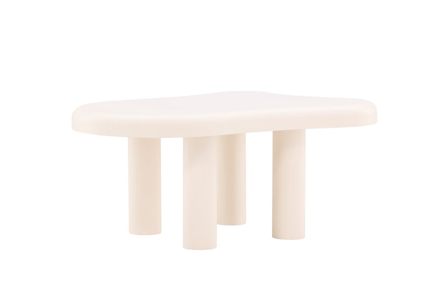 VENTURE DESIGN Strömstad salongbord, kologisk - hvit MDF (71x100)