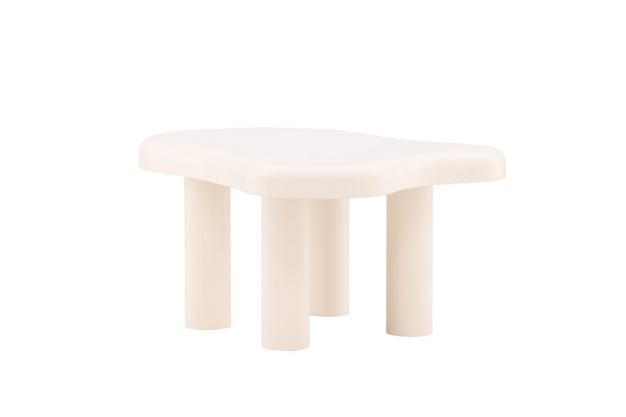 VENTURE DESIGN Strömstad salongbord, kologisk - hvit MDF (71x100)