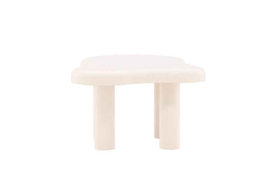 VENTURE DESIGN Strömstad salongbord, kologisk - hvit MDF (71x100)