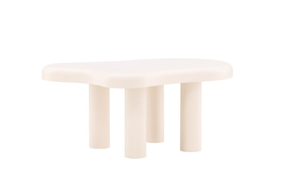 VENTURE DESIGN Strömstad salongbord, kologisk - hvit MDF (71x100)