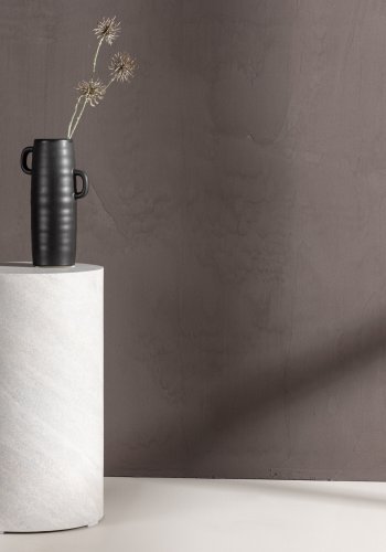 VENTURE DESIGN York sidebord, rundt - gr betonglook MDF (30)