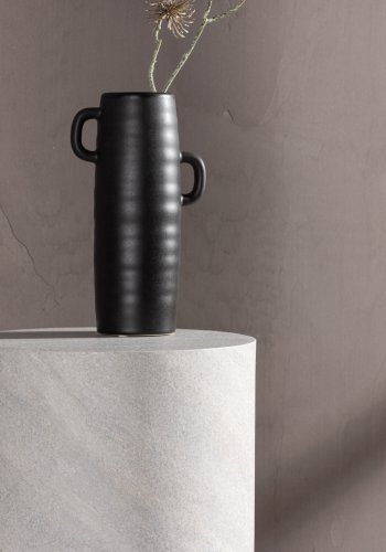 VENTURE DESIGN York sidebord, rundt - gr betonglook MDF (30)