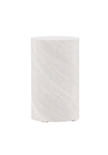 VENTURE DESIGN York sidebord, rundt - gr betonglook MDF (30)