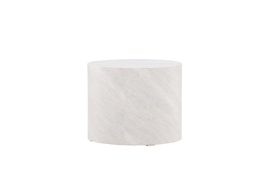 VENTURE DESIGN York salongbord, rundt - gr betonglook MDF (50)