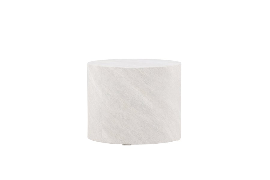 VENTURE DESIGN York salongbord, rundt - gr betonglook MDF (50)