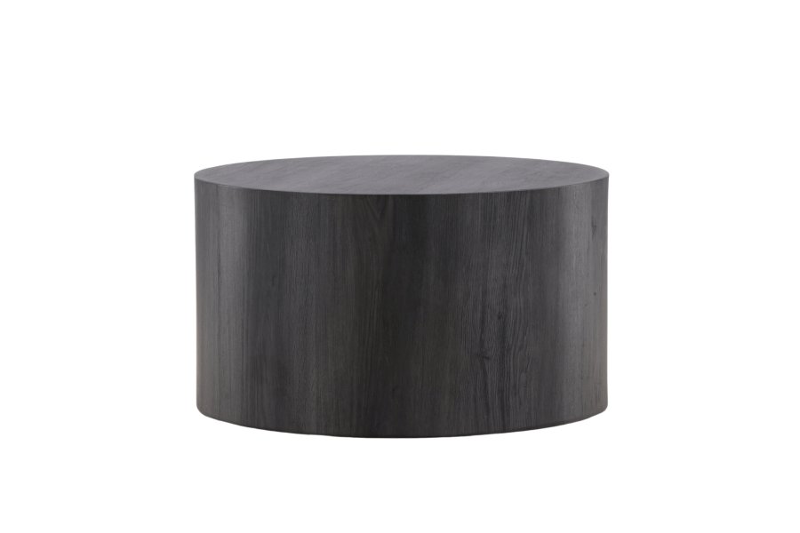 VENTURE DESIGN York salongbord, rundt - svart MDF - (80)
