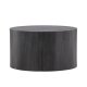 VENTURE DESIGN York salongbord, rundt - svart MDF - (80)