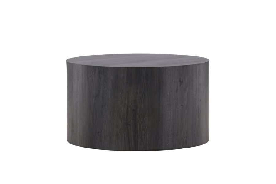 VENTURE DESIGN York salongbord, rundt - svart MDF - (80)