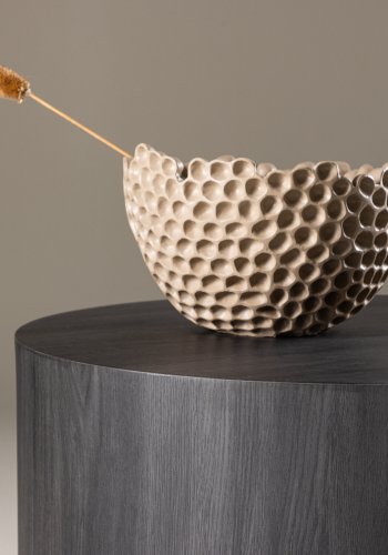 VENTURE DESIGN York salongbord, rundt - svart MDF - (80)