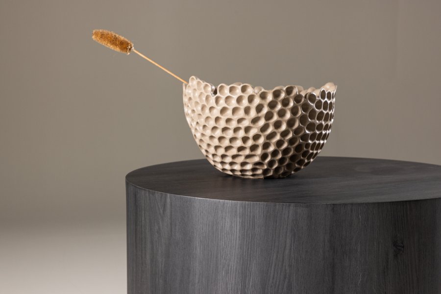 VENTURE DESIGN York salongbord, rundt - svart MDF - (80)