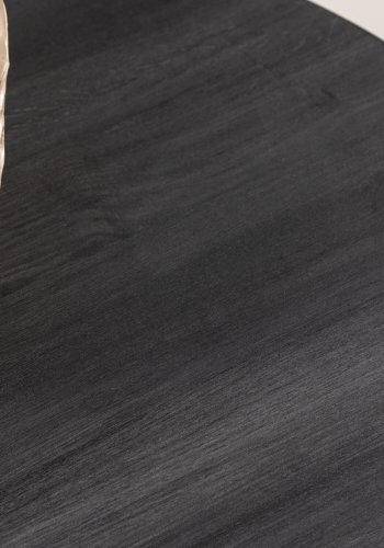 VENTURE DESIGN York salongbord, rundt - svart MDF - (80)