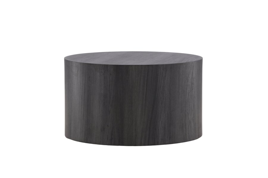 VENTURE DESIGN York salongbord, rundt - svart MDF - (80)