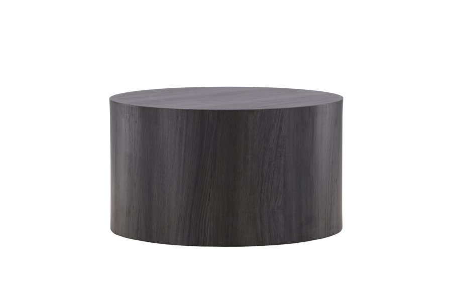 VENTURE DESIGN York salongbord, rundt - svart MDF - (80)