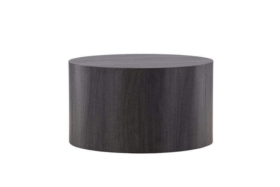 VENTURE DESIGN York salongbord, rundt - svart MDF - (80)