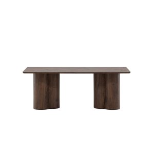 VENTURE DESIGN Olivia soffbord, rektangulrt - mocca 3D papper MDF (60x120)