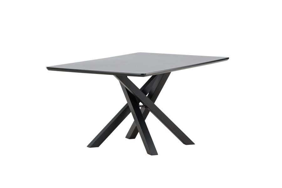 VENTURE DESIGN Piazza salongbord, rektangulrt - svart MDF (60x100)