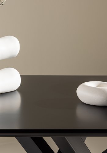 VENTURE DESIGN Piazza salongbord, rektangulrt - svart MDF (60x100)