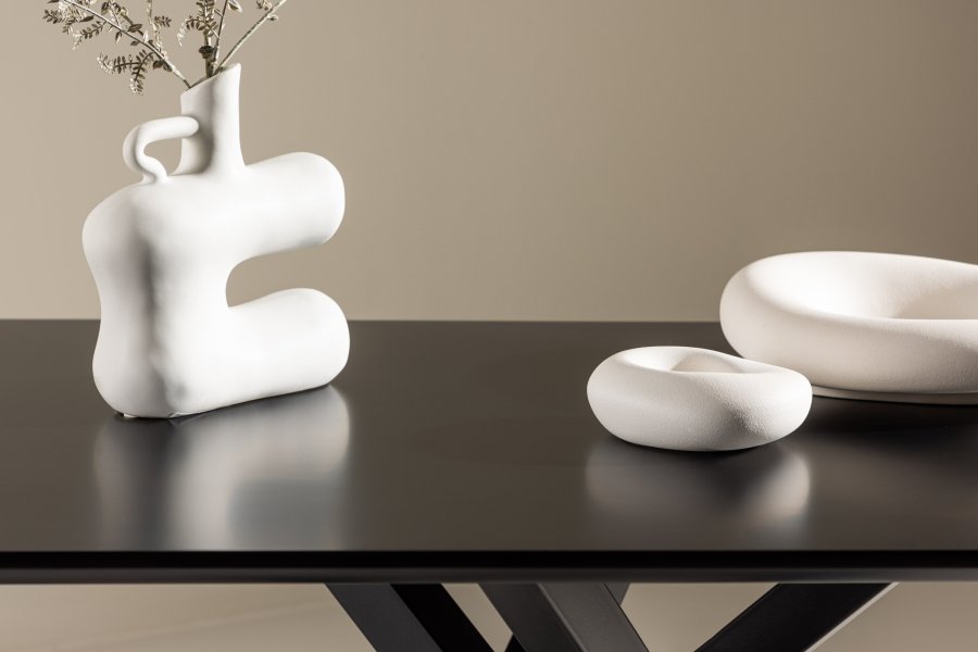 VENTURE DESIGN Piazza salongbord, rektangulrt - svart MDF (60x100)