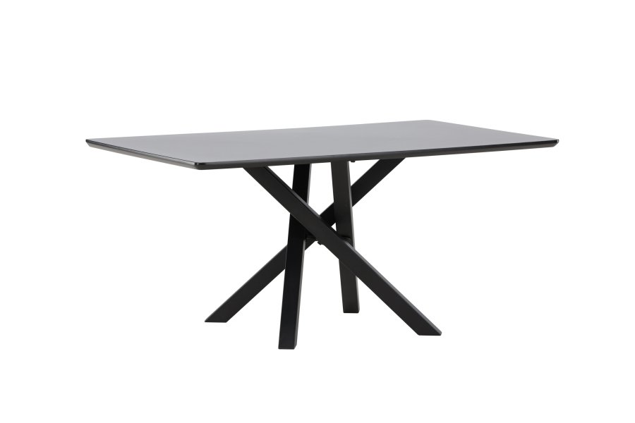 VENTURE DESIGN Piazza salongbord, rektangulrt - svart MDF (60x100)