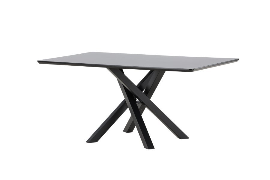 VENTURE DESIGN Piazza salongbord, rektangulrt - svart MDF (60x100)