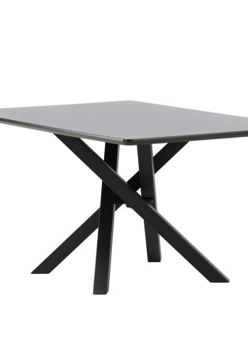 VENTURE DESIGN Piazza salongbord, rektangulrt - svart MDF (60x100)