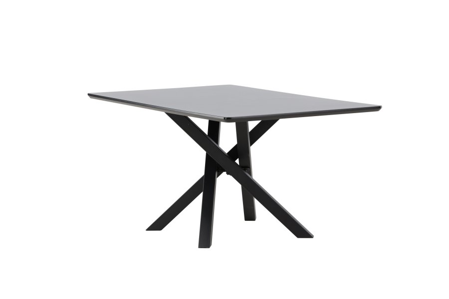 VENTURE DESIGN Piazza salongbord, rektangulrt - svart MDF (60x100)