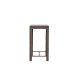 VENTURE DESIGN Alo utendrs barbord, rektangulrt - glass, gr polyrattan og stl (100x60)