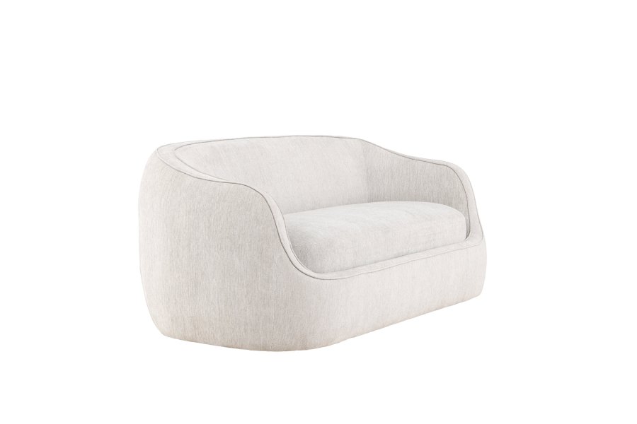VENTURE DESIGN Elio 3 pers. sofa - lysegr polyester