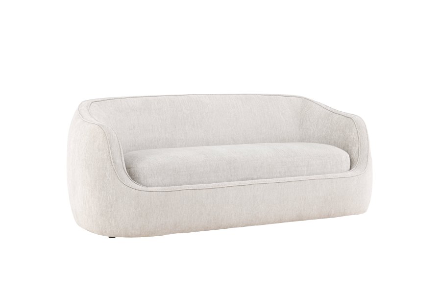 VENTURE DESIGN Elio 3 pers. sofa - lysegr polyester
