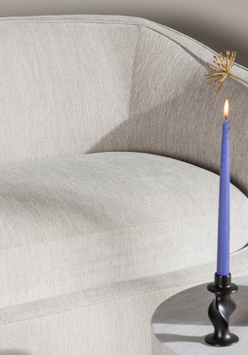 VENTURE DESIGN Elio 3 pers. sofa - lysegr polyester