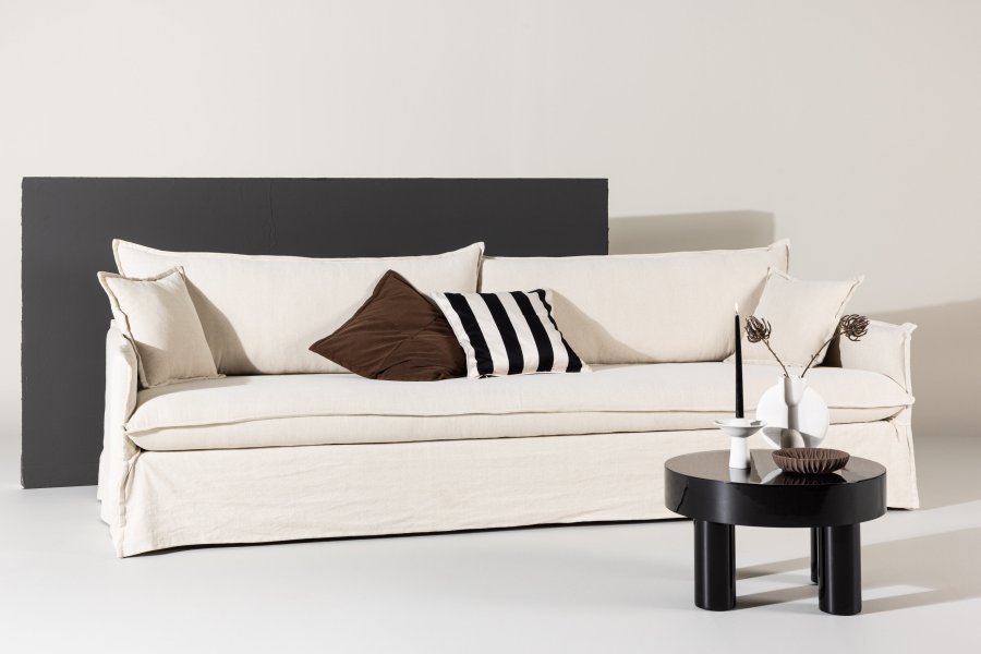 VENTURE DESIGN Nova 4 pers. sofa - beige lin